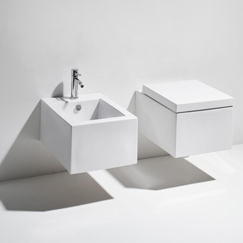 Чаша унитаза подвесная Simas FZ 18 bia цвет белый без сиденья смыв торнадо - фото 2